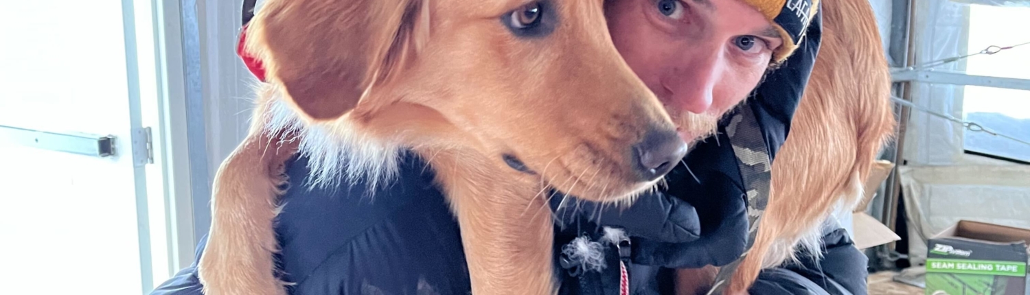 Tim and his dog Penny
